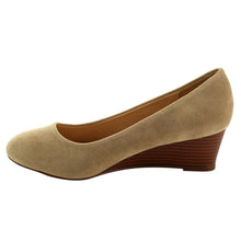 Chase & Chloe EC78 Women's Classic Mid Wedge Heel Dress Pumps