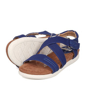 Women Nubuck Memory Foam Sandal - Comfortable, Everyday, On the Go, Casual - Slingback Sandal - GH22 By Nature Breeze