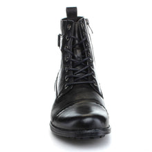 Arider Bull-3 Mens High-Top Lace Up Side Zipper Ankle Booties Casual Shoes