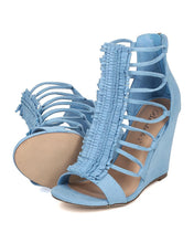 Breckelle's Carey-01 Elegant Sexy Buckle Stiletto Heel Sandals