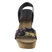 Nature Breeze FJ49 Women's Platform Wedge Heel Studded Floral Pattern Sandals