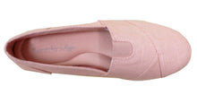 Cambridge Select Women's Memory Foam Comfort Canvas Slip On Flats