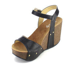 Refresh Mara-06 Womens Ankle Strap Comfort Wide Band Platform Wedge Sandals