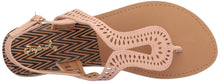 Qupid Women's Athena-1023a Flat Sandal
