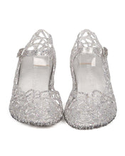 Women Glitter Jelly Mary Jane Wedge - Dressy, Cosplay, Day Date - Perforated Wedge Heel - GD78 By Wild Diva