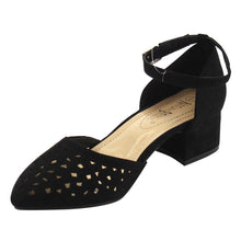 Nature Breeze FH17 Women's Ankle Strap Cut Out D'Orsay Dress Pumps