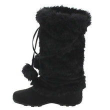 Blossom Womens Tara-Hi Pom Pom Winter Fashion Boots