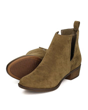 Breckelles GK79 Women Faux Suede Cut Out Riding Bootie