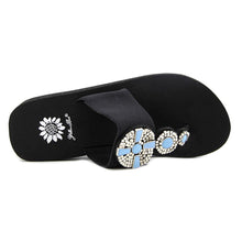 Yellow Box Bowee Women Open Toe Synthetic Blue Flip Flop Sandal
