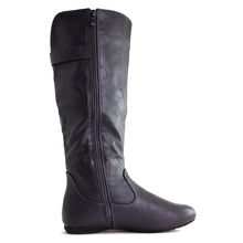 Kali Women's Knee High Buckle Faux Leather Boots (Adults)