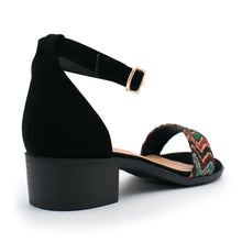 Top Moda Women's Ankle Strap Open Toe Heeled Sandal