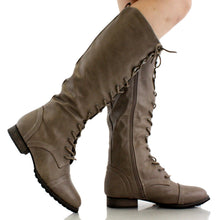 Breckelle's Outlaw Women's Lace Up Knee High Riding Boots