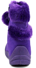 Kali Footwear Little Girl's Zello Glitter Pom Pom Boots