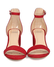 Women Faux Suede Chunky Heel Sandal - Dressy, Minimal, Everyday - Ankle Strap Pump - GC41 By Wild Diva