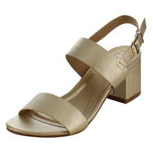 Refresh ID91 Women's Double Strap Sling Back Block Heel Dress Sandal