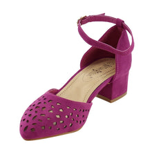 Nature Breeze FH17 Women's Ankle Strap Cut Out D'Orsay Dress Pumps