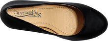 City Classified by Soda Women's Jack Round Toe Classic Leatherette Pump