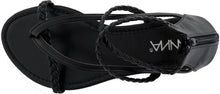 Anna by Anna Shoes Women's Kaycee-5 Braided Leatherette Flat Sandal