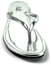 Kali Footwear Women's Twins Basic Patent Flat Thong Sandal