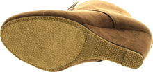 Anna Sally-5 Womens Adorable Almond Toe Lace Up Wedge Ankle Bootie