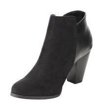 Soda FE69 Women's Classic Fringes Side Zipper Stacked Block Heel Ankle Booties