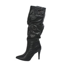 Breckelles Brandi-12 Slouchy Knee High Pointy Toe Stiletto Boots