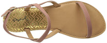 Qupid Women's Athena-1001ax Flat Sandal