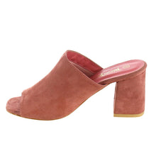 Nature Breeze FG70 Women's Slip On Peep Toe Block Heel Mule Sandals