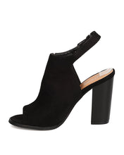 Women Faux Suede Slingback Mule - Dressy, Work, Event - Blcok Heel Sandal - GC24 By Betani