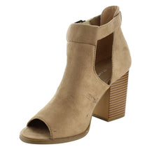 Reneeze AF79 Women's Cut Out Chunky Heel Buckle Heels Sandals
