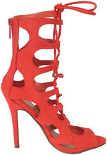 Breckelles Womens Roma-61 Strappy Heels Sandals