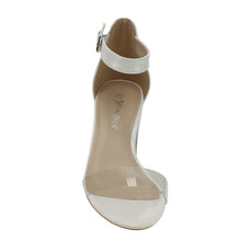 Nature Breeze FI38 Women's Lucite Chunky Heel Ankle Strap Dress Sandals