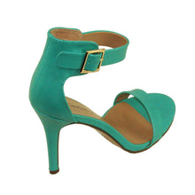 Breckelle's Women's Sydney-41 Adjustable Ankle cuff High Heel Dress Sandals