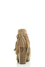 Breckelle's Womens Almond Toe High Chunky Heel Tassel Fringe Ankle Bootie Boot