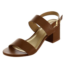 Refresh ID91 Women's Double Strap Sling Back Block Heel Dress Sandal
