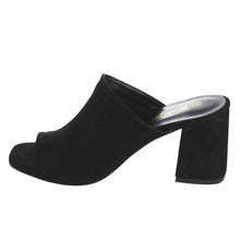 Nature Breeze FG70 Women's Slip On Peep Toe Block Heel Mule Sandals