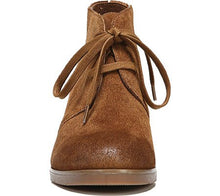 Franco Sarto Austine Women Round Toe Leather Tan Bootie