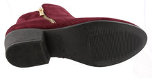 Top Moda Women's Closed Round Toe Zipper Chunky Stacked Block Heel Ankle Bootie