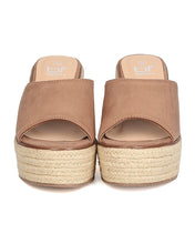 Women Faux Suede Espadrille Sandal - Casual, Dressy, Versatile - Platform Wedge Mule - GC00 By Betani