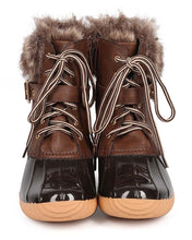 Nature Breeze Women's Waterproof Rain Snow Duck Ankle Boot