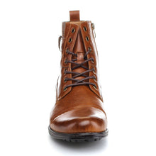 Arider Bull-3 Mens High-Top Lace Up Side Zipper Ankle Booties Casual Shoes