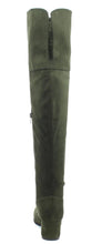 Refresh Footwear Women's Over The Knee Fold Down Block Heel Boot