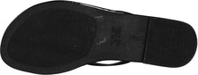 Kali Footwear Women's Focus Glitter Flip Flops, Black,10