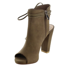 Reneeze AF83 Women's Lace Up Tassel High Heel Dress Heels