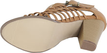 Delicious by Soda Women's Lecture Cutout Strappy Peep Toe Sandal