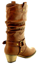 Cambridge Select Women's Pull On Western Style Cowboy Boots