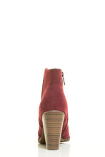 Breckelle's Womens Almond Toe Faux Suede Think Chunky Heel Cowboy Ankle Bootie