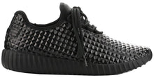 Cape Robbin GB66 Women Metallic Leatherette Quilted Lace Up Jogging Sneaker