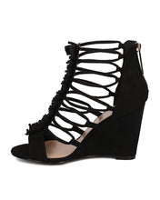 Breckelle's Carey-01 Elegant Sexy Buckle Stiletto Heel Sandals