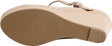 City Classified Women's Mary Jane Strappy Wedge Platform Sandal